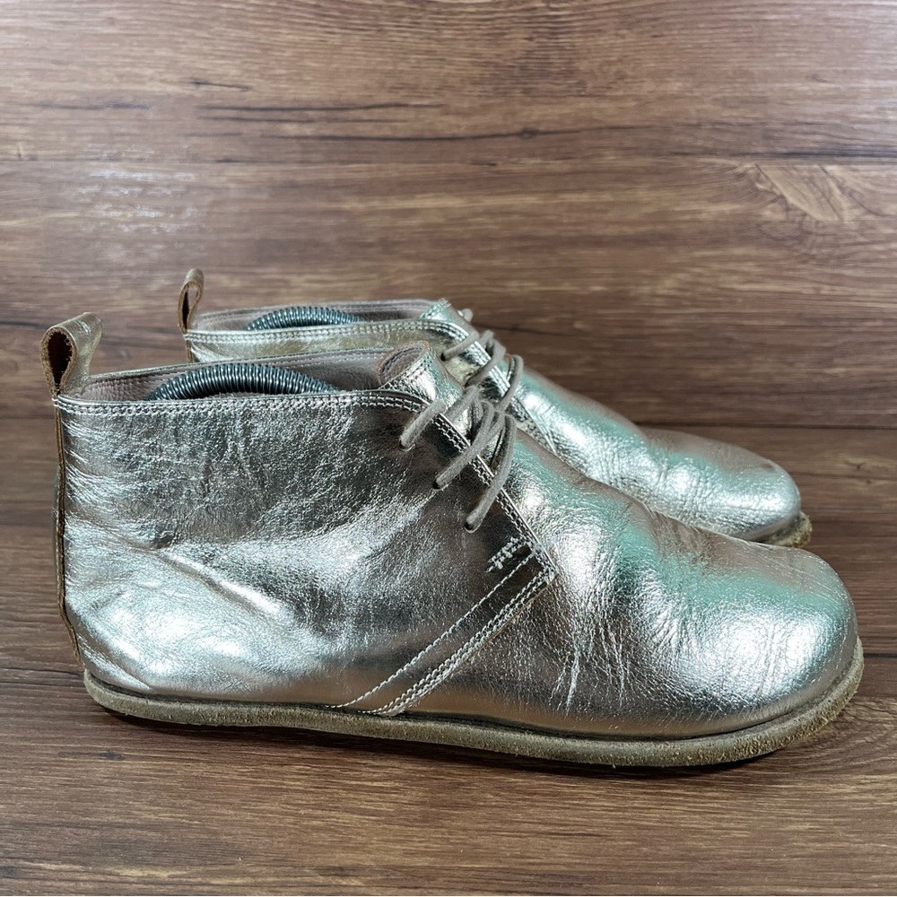 AINTAP FeelBarefoot Gold Leather Boots Booties Women’s‎ Size 8.5 (39) Shoes